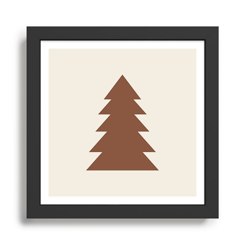 Joy (Cream Brown) Framed Art Print Gallery Image 1