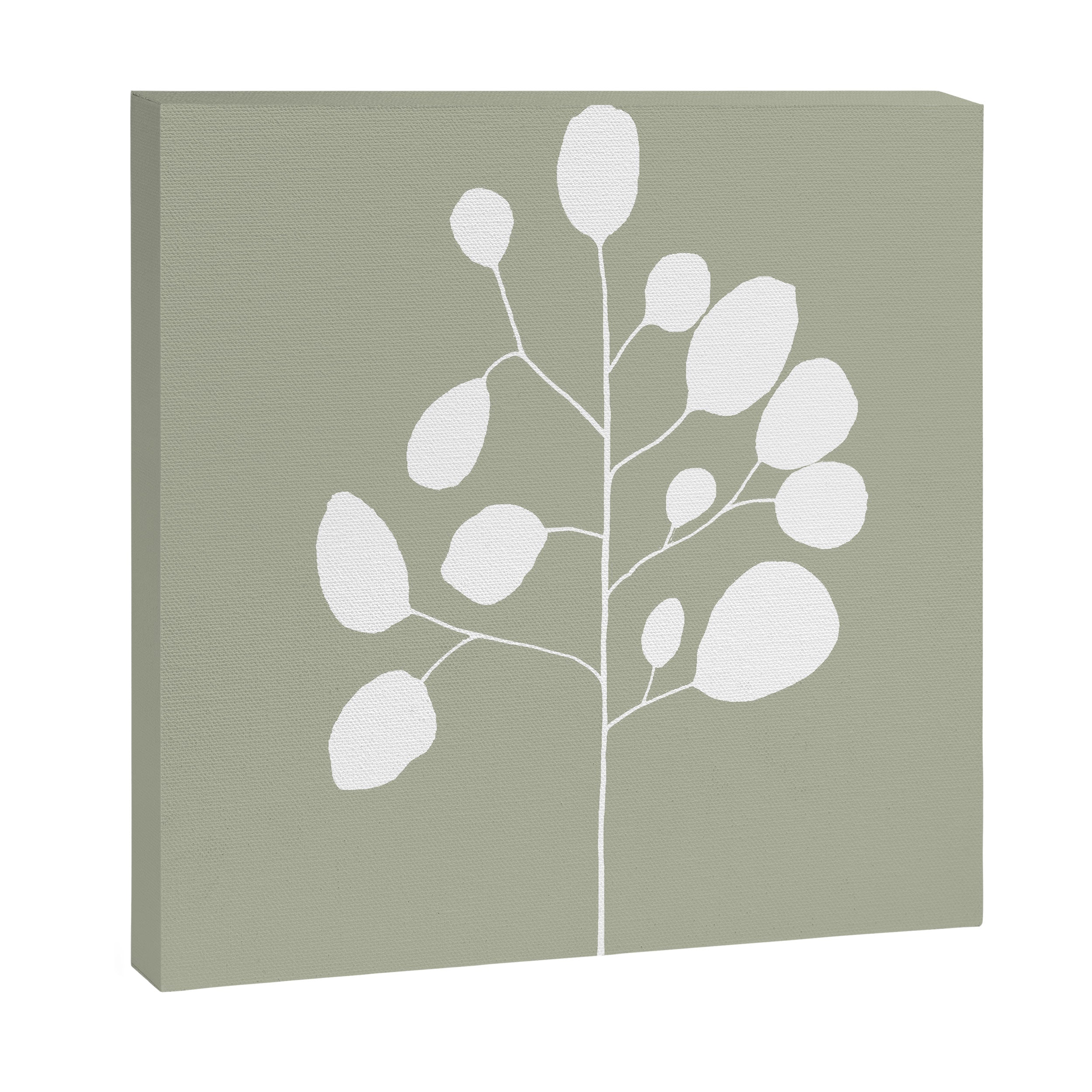 Large Eucalyptus (Linen Sage) Canvas Print Gallery Image 3