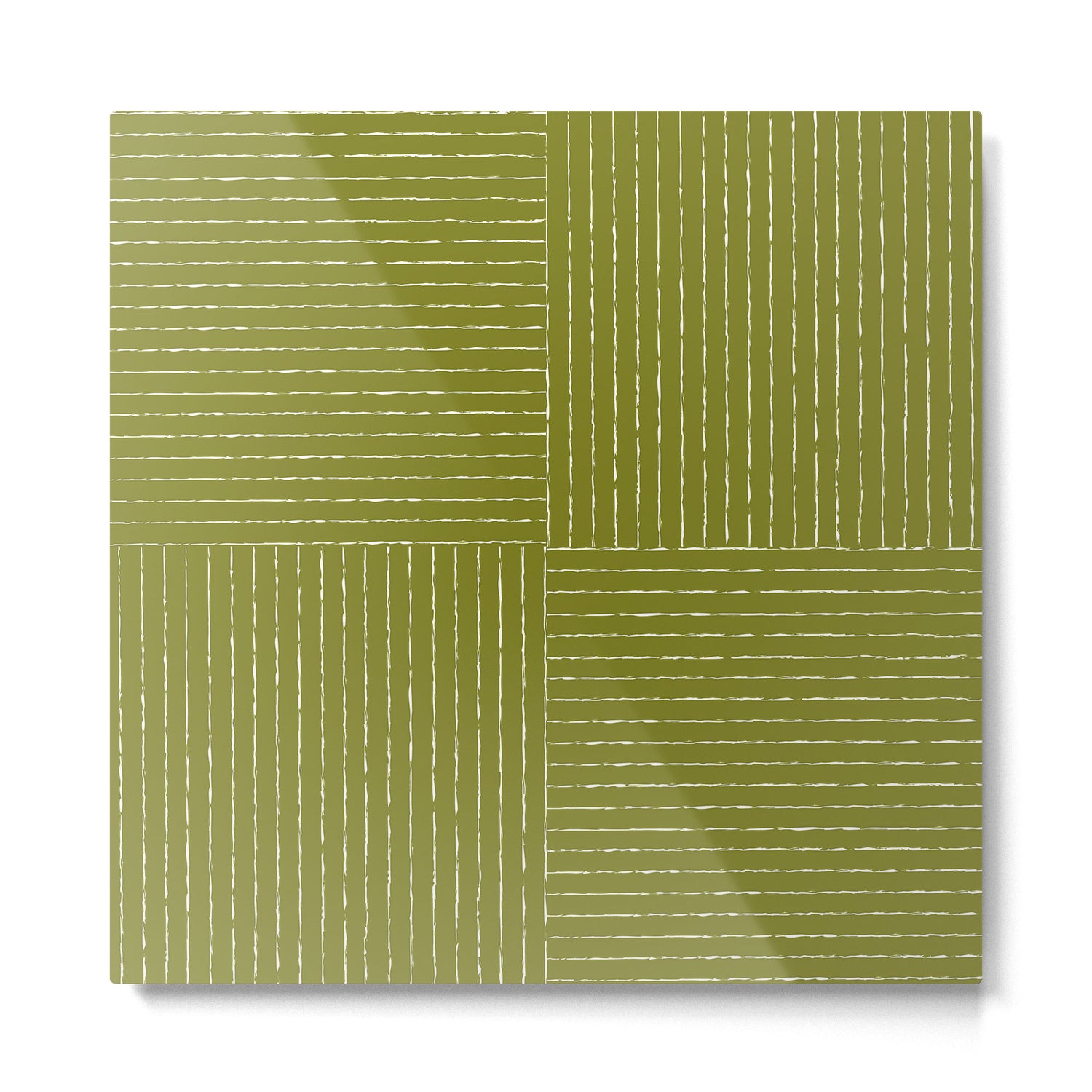 Line III (Matcha Green) Metal Print Gallery Image 2