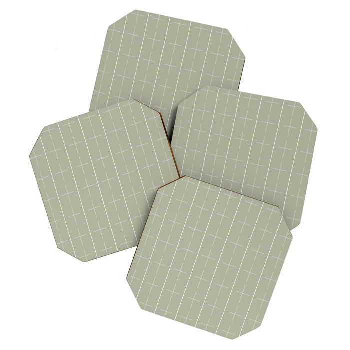| + | + | Linen Sage Coaster Gallery Image 1