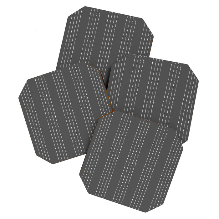 Lines #5 (Dark Gray) Coaster Gallery Image 1