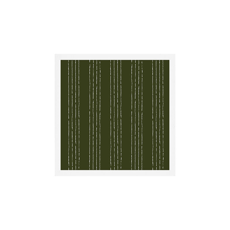 Lines #5 (Olive Green) Art Print Gallery Image 1