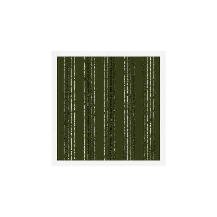 Lines #5 (Olive Green) Art Print Gallery Image 1