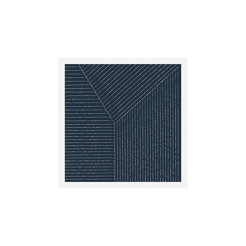 Lines (Annapolis Blue) Art Print Gallery Image 1