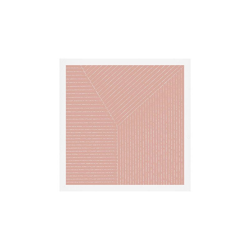 Lines (Blush Pink) Art Print Gallery Image 1