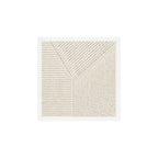 Lines (Cream & Chocolate) Art Print Gallery Image 1