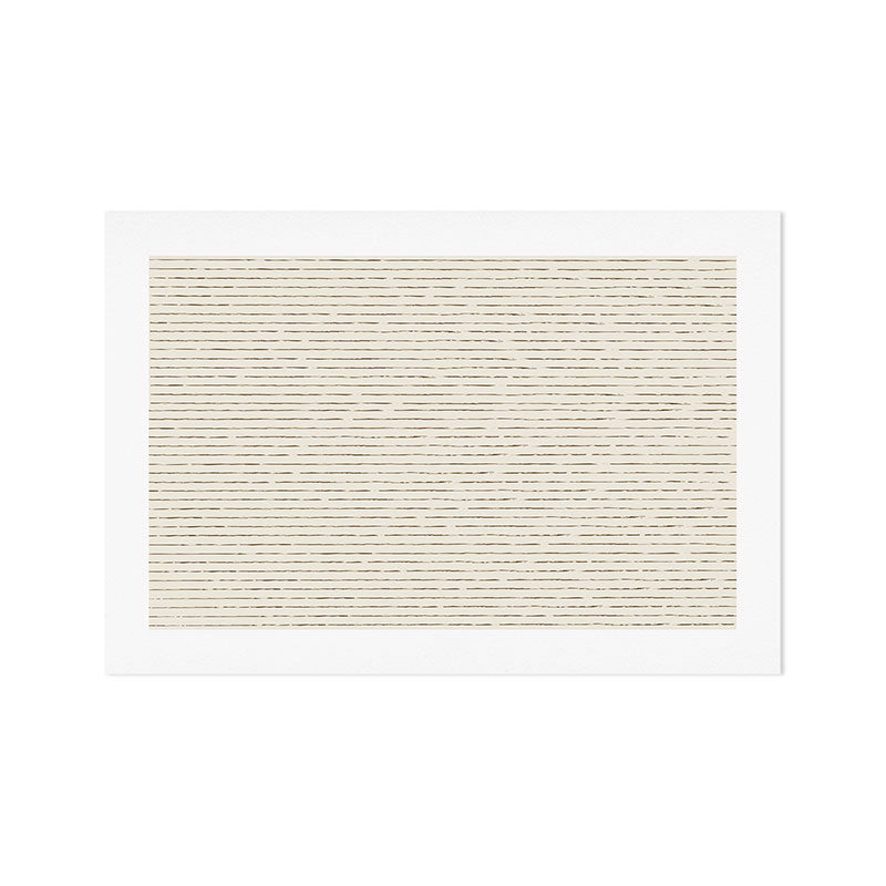 Lines II (Cream Chocolate) Art Print Gallery Image 1
