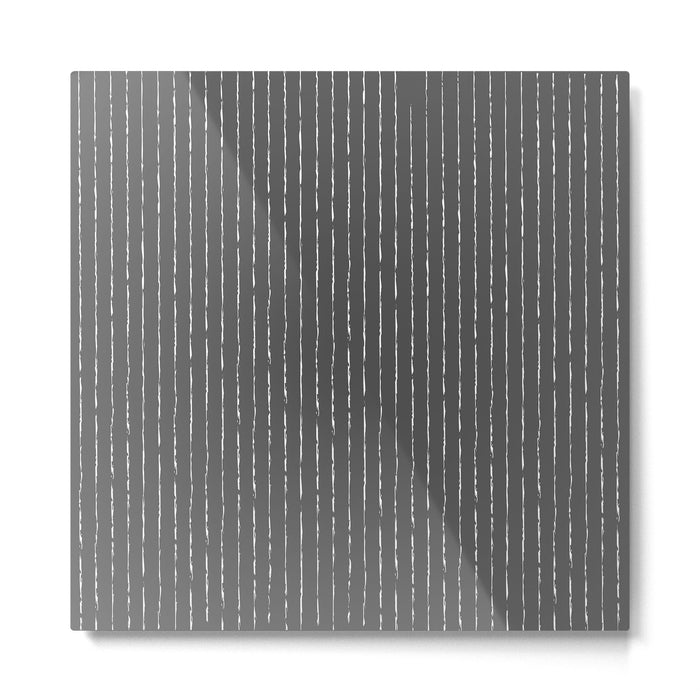 Lines II (Dark Gray) Metal Print Gallery Image 1
