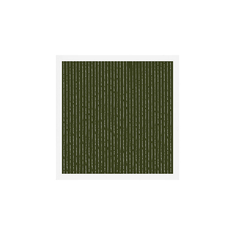 Lines II (Olive Green) Art Print Gallery Image 1