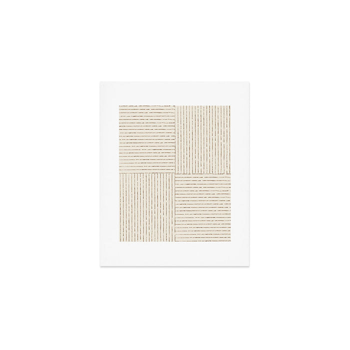 Lines III (Cream) Art Print Gallery Image 1