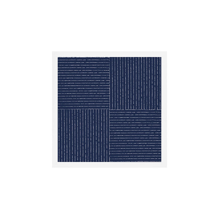 Lines III (Navy) Art Print Gallery Image 1