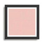 Lines III (Pink) Framed Art Print Gallery Image 1
