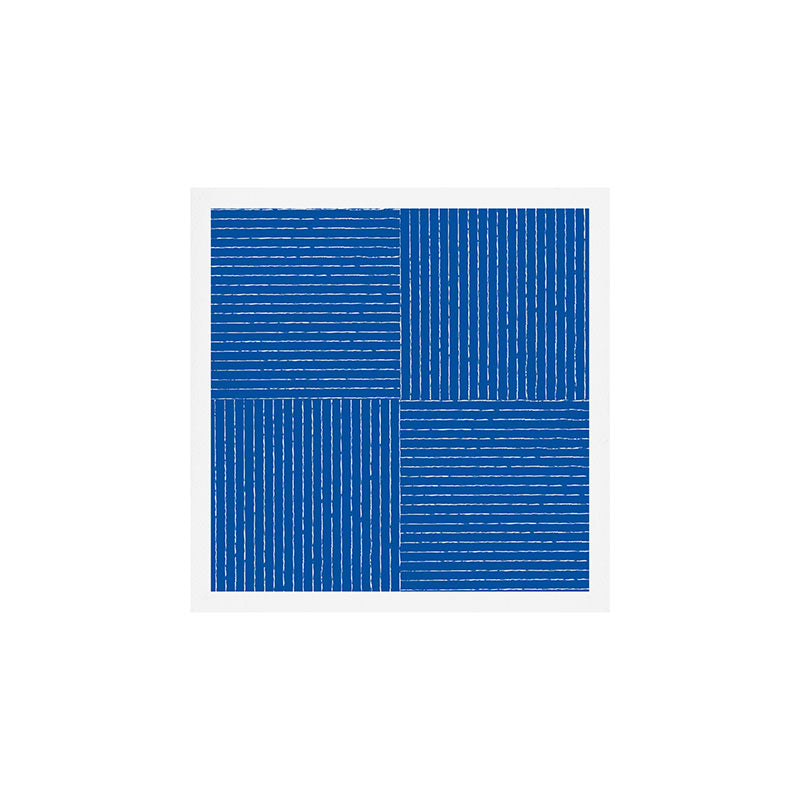 Lines III (Sapphire Blue) Art Print Gallery Image 1