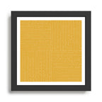 Lines III (Yellow) Framed Art Print Gallery Image 1