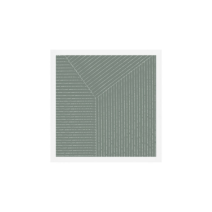 Lines (Linen Green) Art Print Gallery Image 1