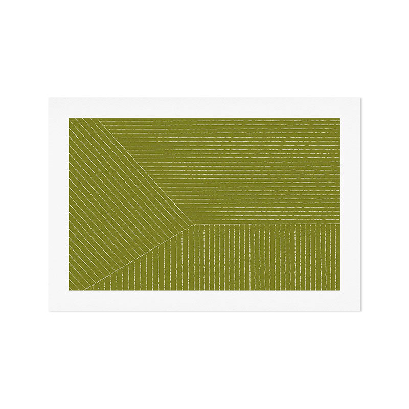 Lines (Matcha Green) Art Print Gallery Image 1