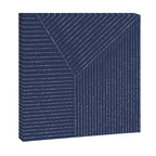 Lines (Navy) Canvas Print Gallery Image 3