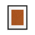 Lines (Rust) Framed Art Print Gallery Image 4