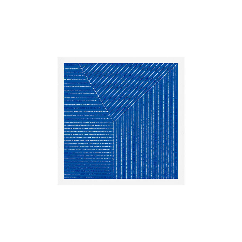 Lines (Sapphire Blue) Art Print Gallery Image 1