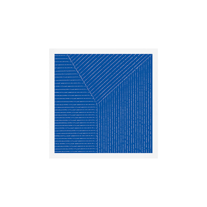 Lines (Sapphire Blue) Art Print Gallery Image 1
