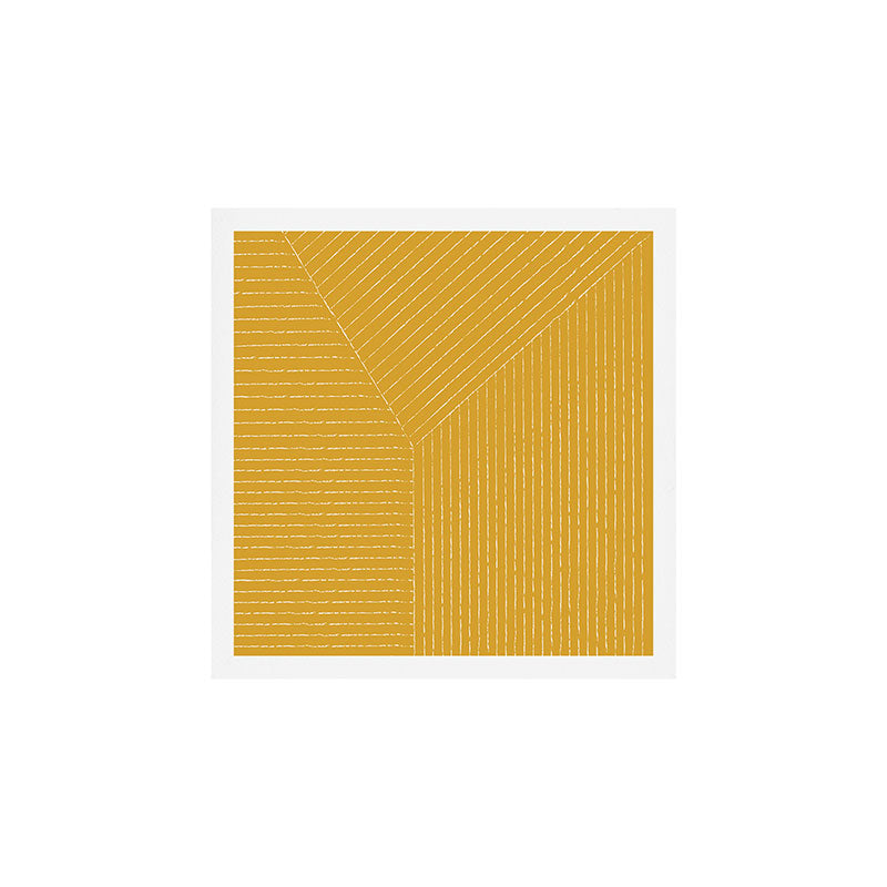 Lines (Mustard Yellow) Art Print Gallery Image 1