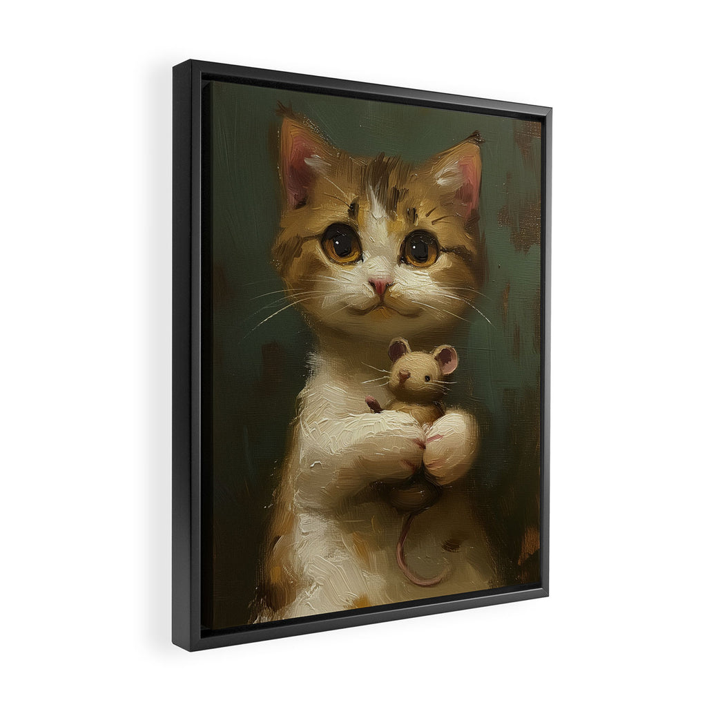 Me and my friend Framed Canvas Print Gallery Image 2