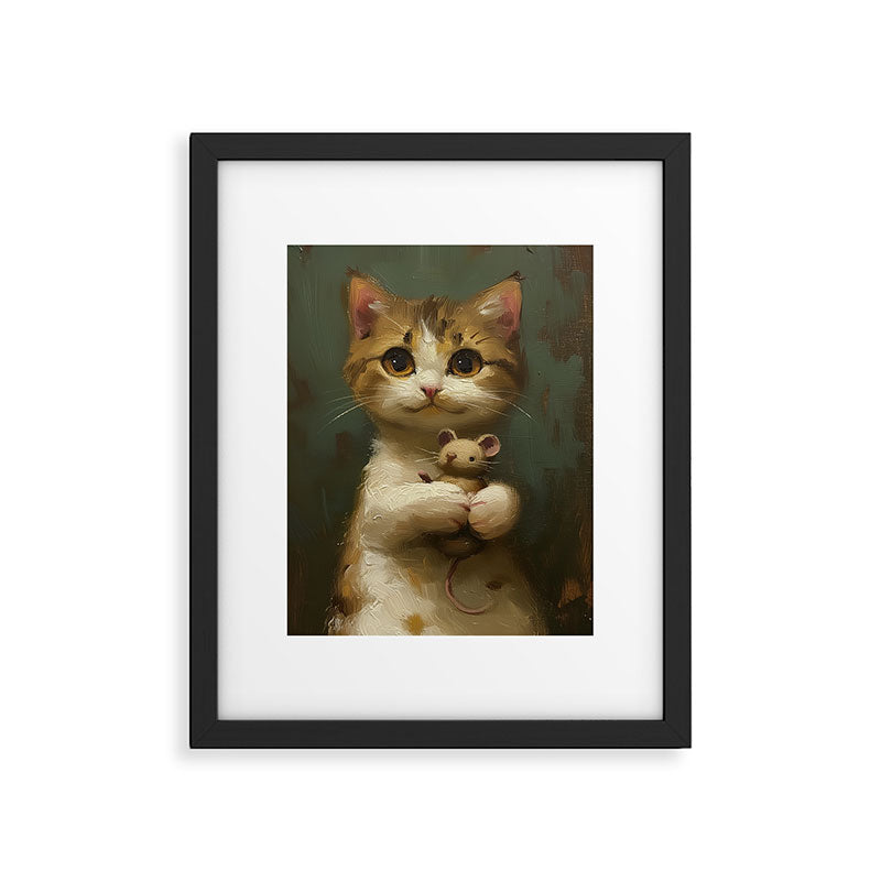Me and my friend Framed Art Print Gallery Image 5