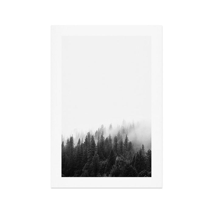 Misty Forest Art Print Gallery Image 1