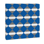 Modern boho (sapphire blue) Canvas Print Gallery Image 3