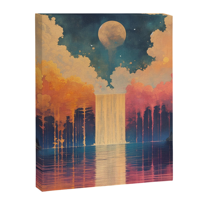 Moon Lake II Canvas Print Gallery Image 1