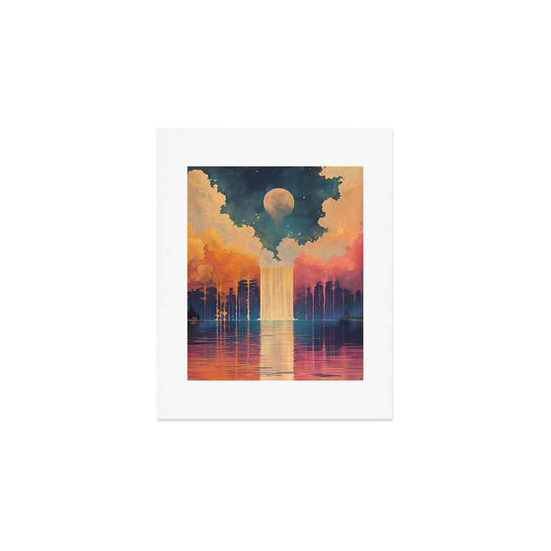 Moon Lake II Art Print Gallery Image 1