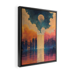 Moon Lake II Framed Canvas Print Gallery Image 2