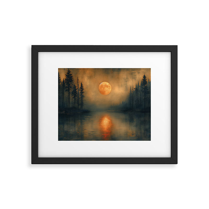 Moon Lake II Framed Art Print Gallery Image 5