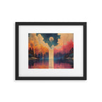 Moon River I Framed Art Print Gallery Image 5