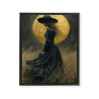 Moon Witch Framed Canvas Print Gallery Image 6
