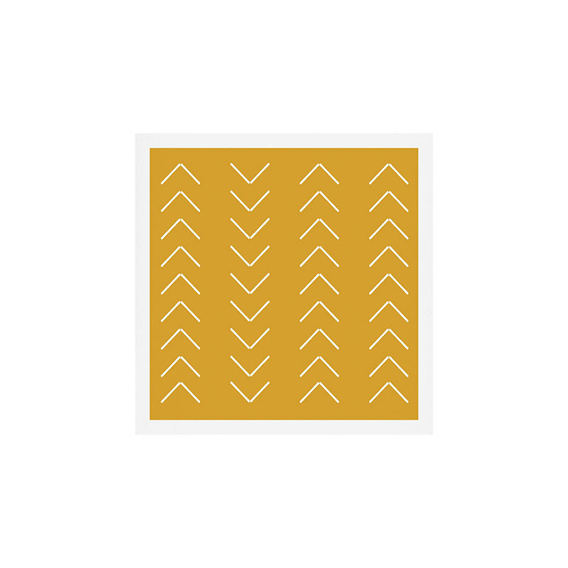 Mudcloth II (Mustard Yellow) Art Print Gallery Image 1