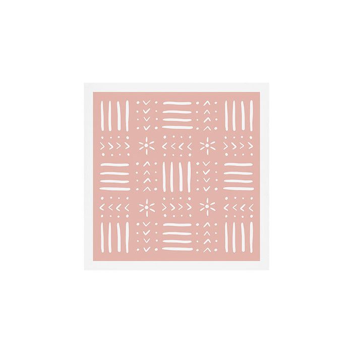 Mudcloth III (Blush Pink) Art Print Gallery Image 1