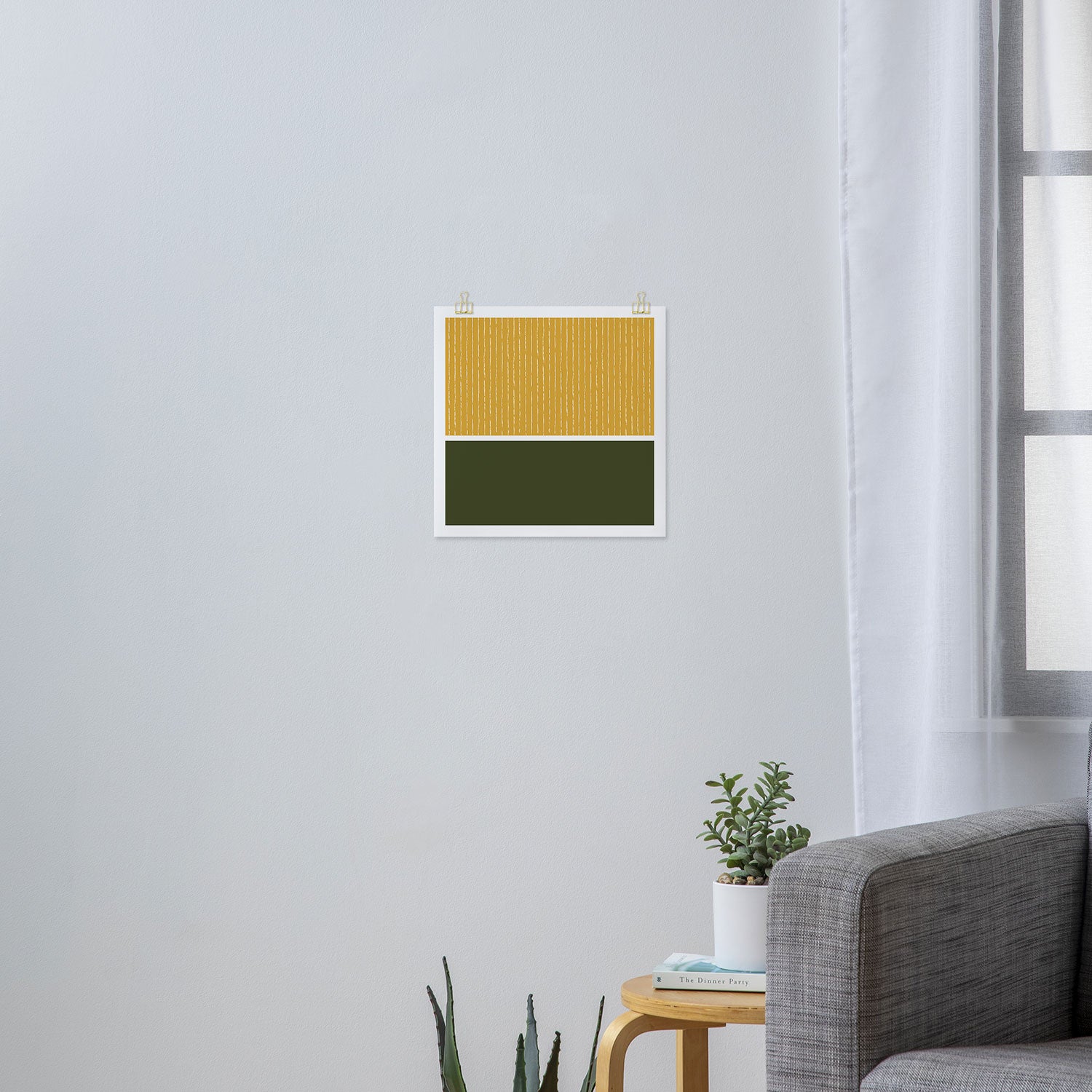 Mustard & Olive Art Print Gallery Image 3
