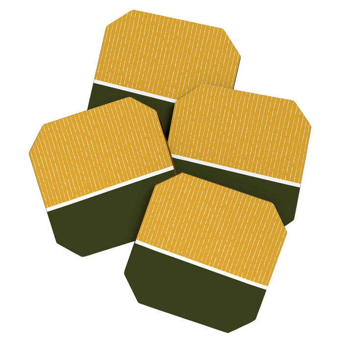 Mustard & Olive Coaster Gallery Image 1
