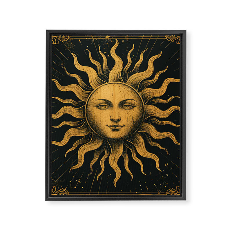 Mystical Sun Framed Canvas Print Gallery Image 8