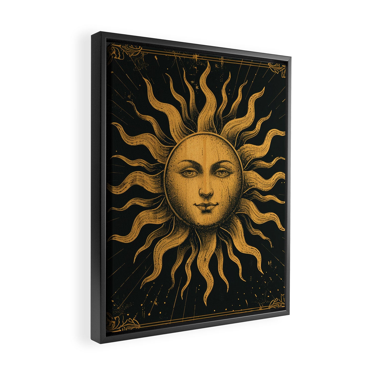 Mystical Sun Framed Canvas Print Gallery Image 2