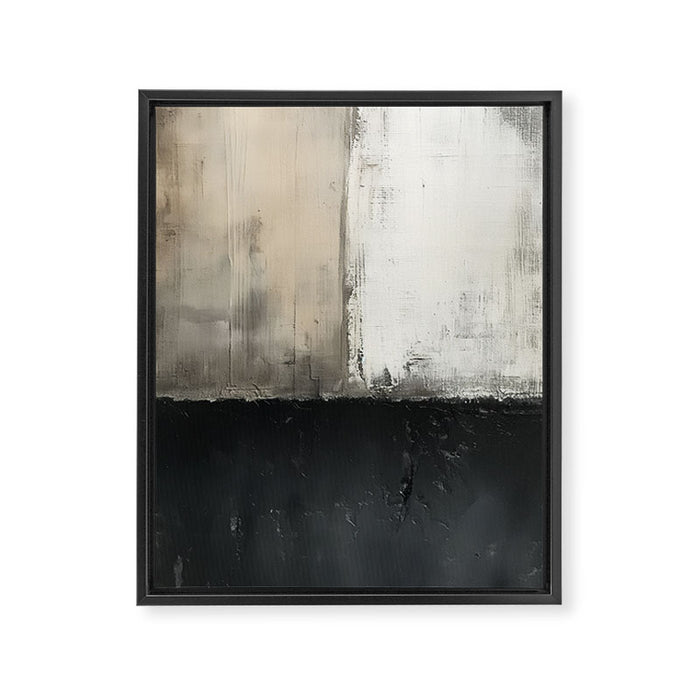 Neutral Abstract III Framed Canvas Print Gallery Image 1