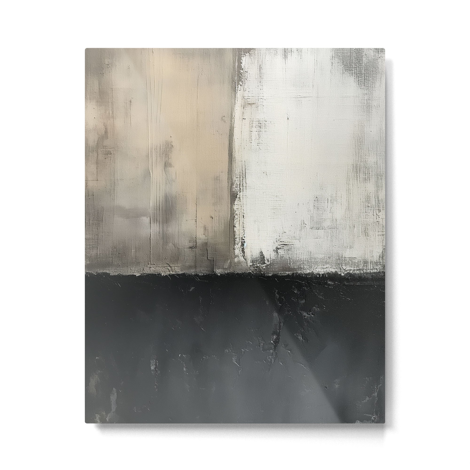 Neutral Abstract III Metal Print Gallery Image 4