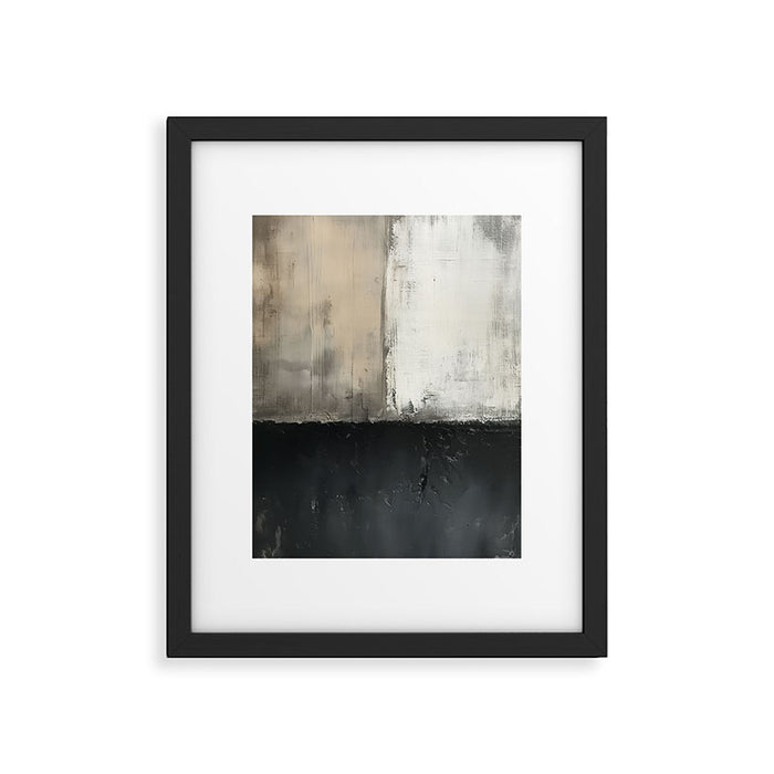 Neutral Abstract III Framed Art Print Gallery Image 1
