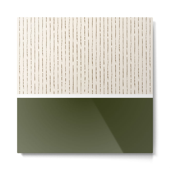 Oat & Avocado Metal Print Gallery Image 1