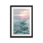 Ocean Sunset Framed Art Print Gallery Image 2