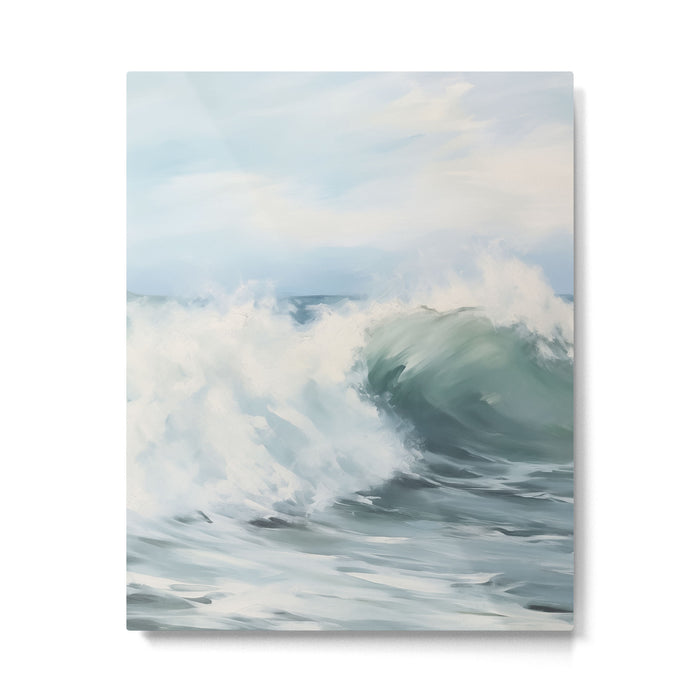 Ocean Waves Metal Print Gallery Image 1