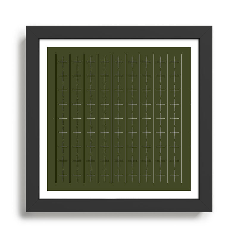 | + | + | Olive Green Framed Art Print Gallery Image 1