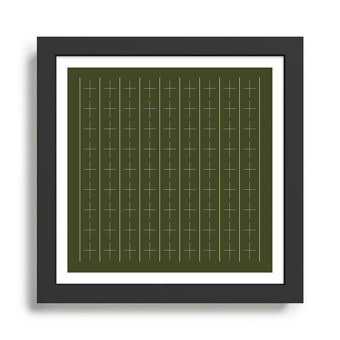 | + | + | Olive Green Framed Art Print Gallery Image 1