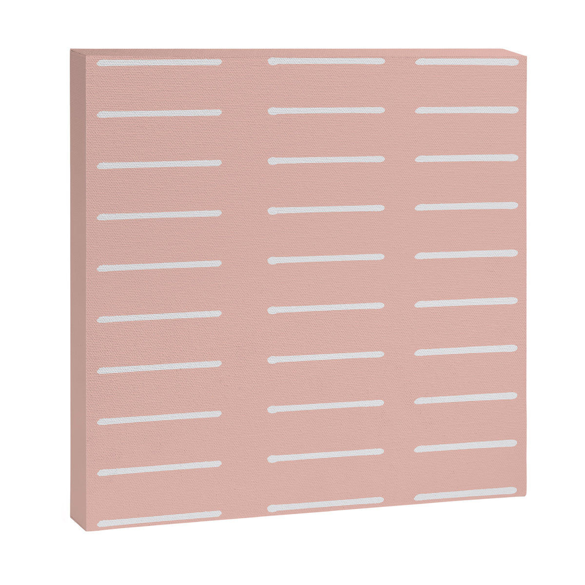 Mudcloth (Blush) Canvas Print Gallery Image 3